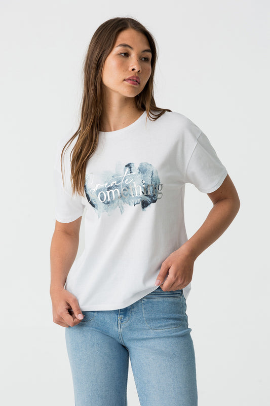 Tiffosi Maizena White T/Shirt