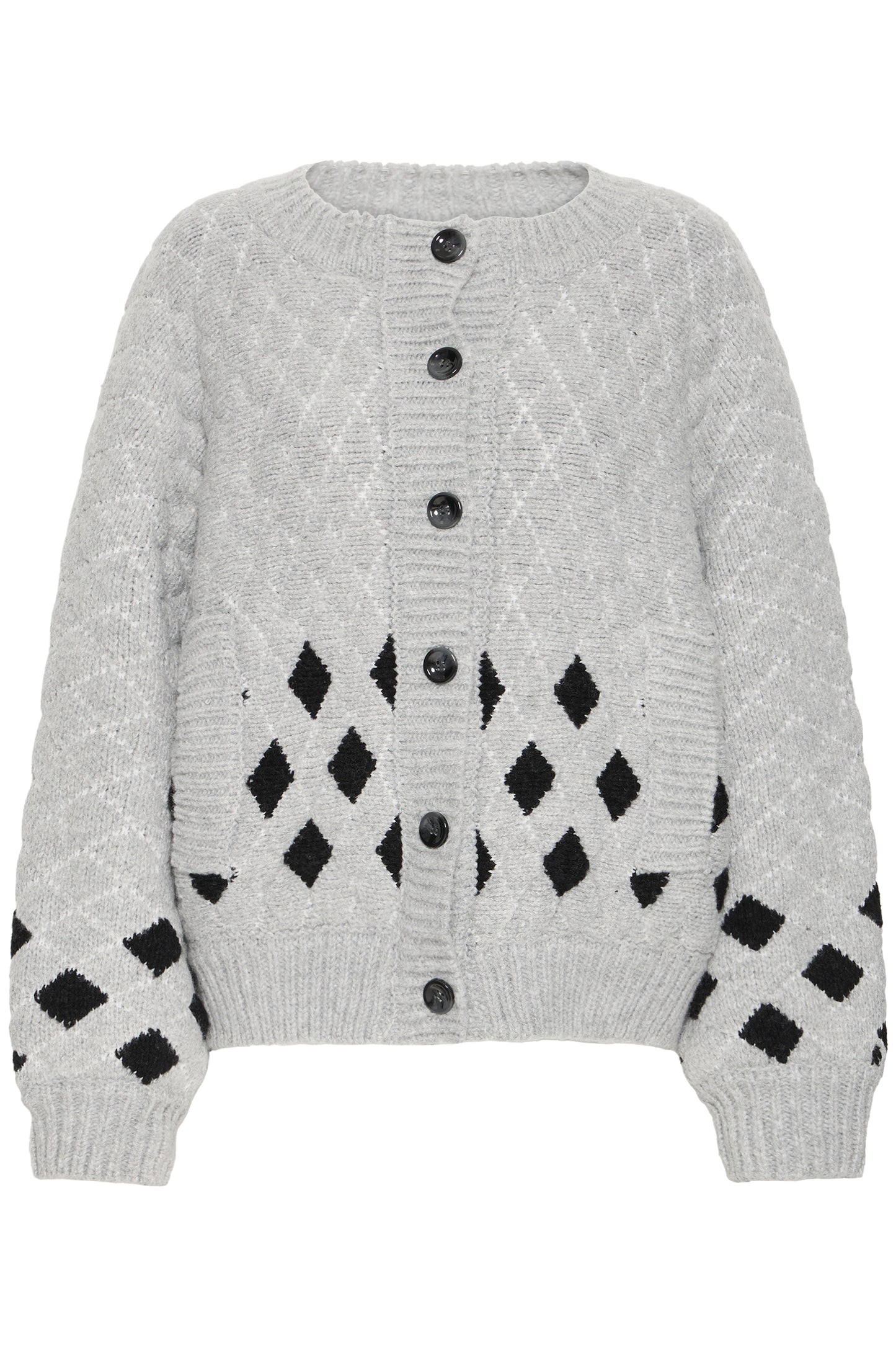 ICHI IHCORTANA Bomber Style Cardigan