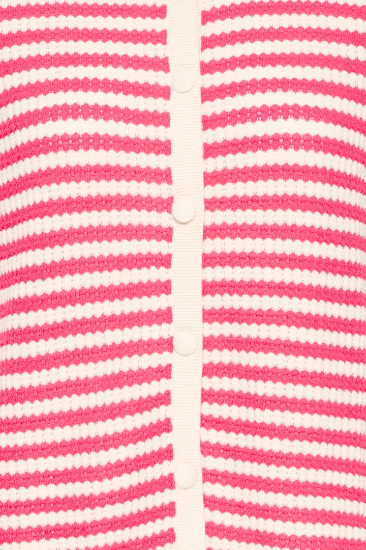 ICHI IHORIANNA SS Top - Pink Stripe.