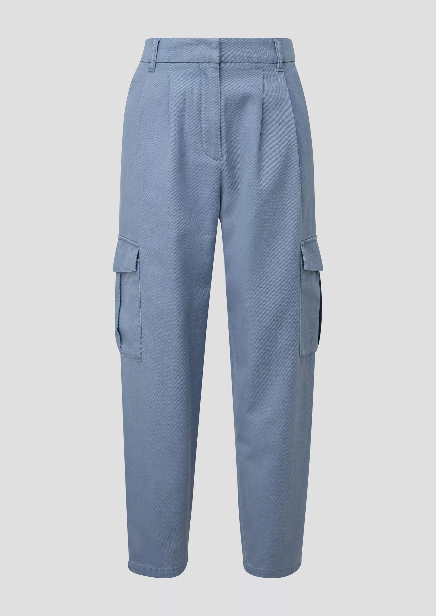 S.Oliver Twill Cargo Trousers-Blue
