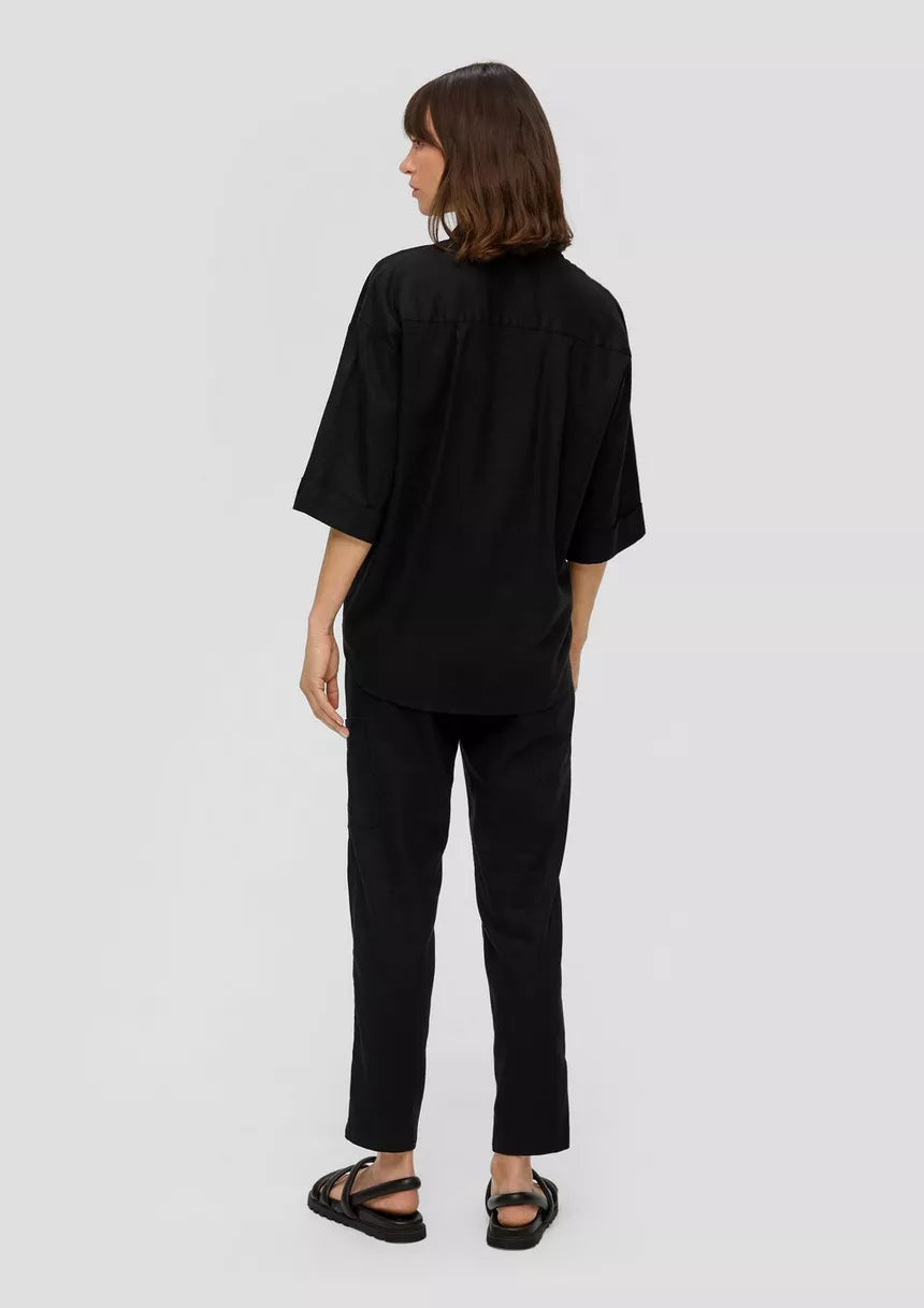 S.Oliver Trousers-Black