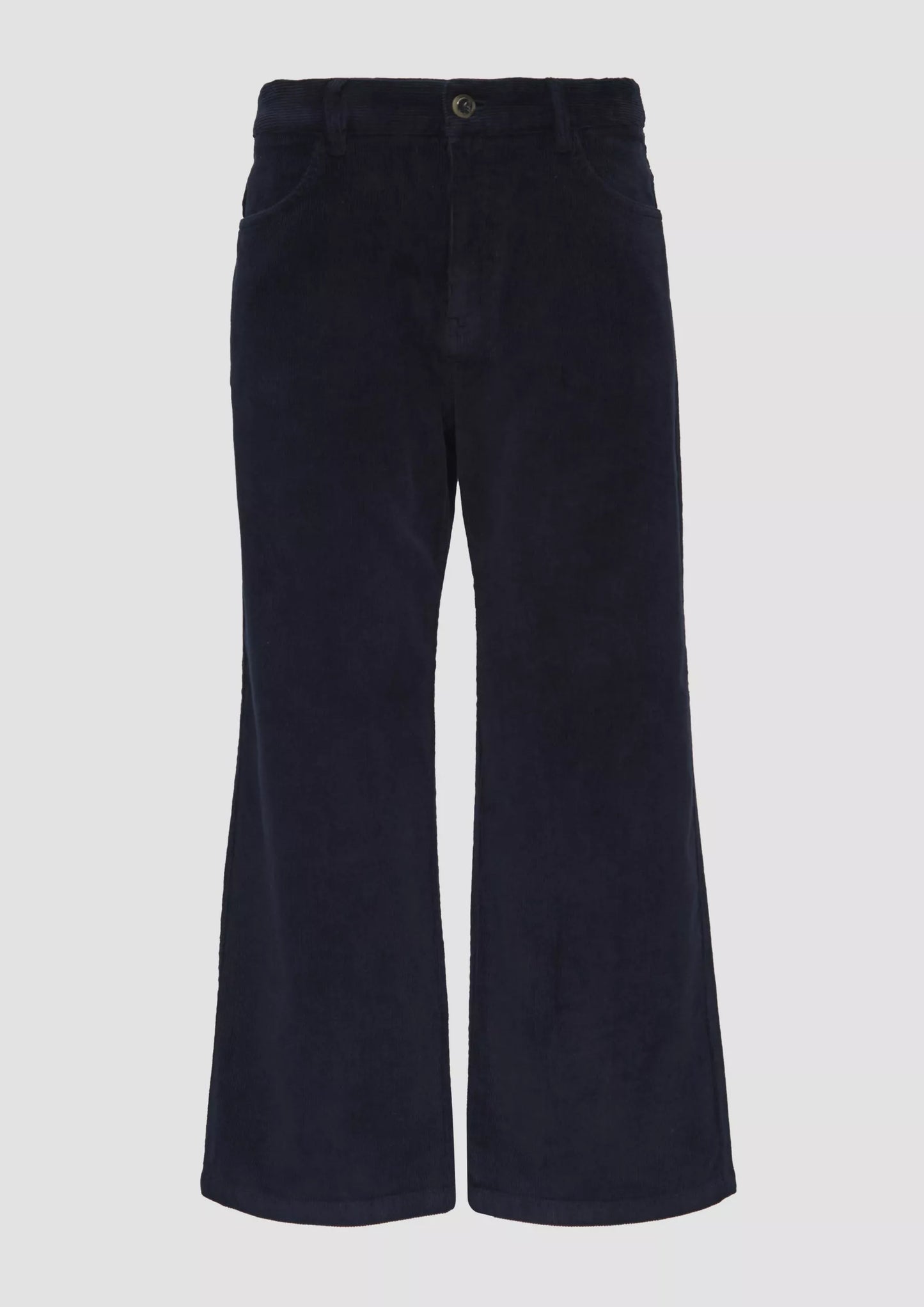 S.Oliver Corduroy Trousers-Navy