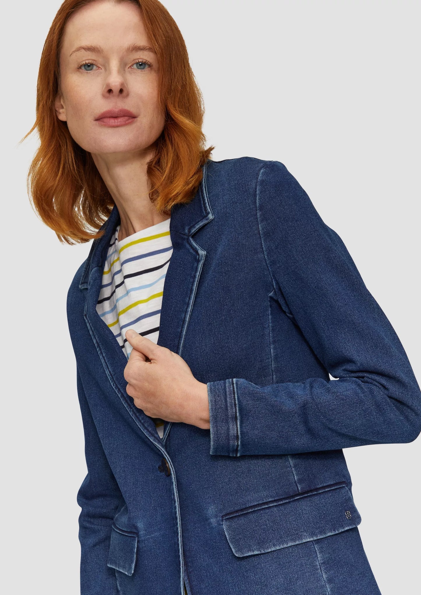 S.Oliver Indoor Blazer-Blue Denim