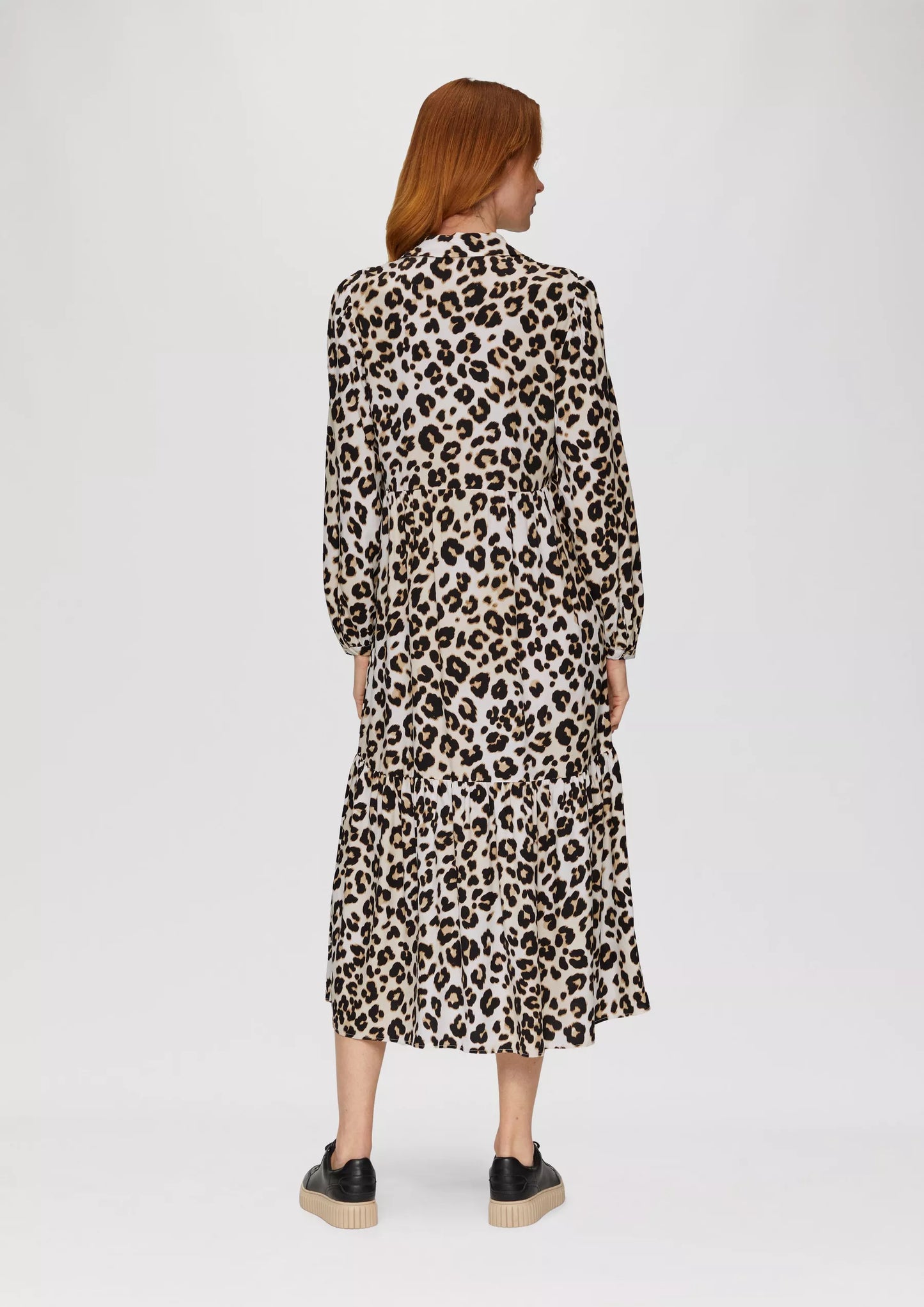 S.Oliver Dress-White Leopard