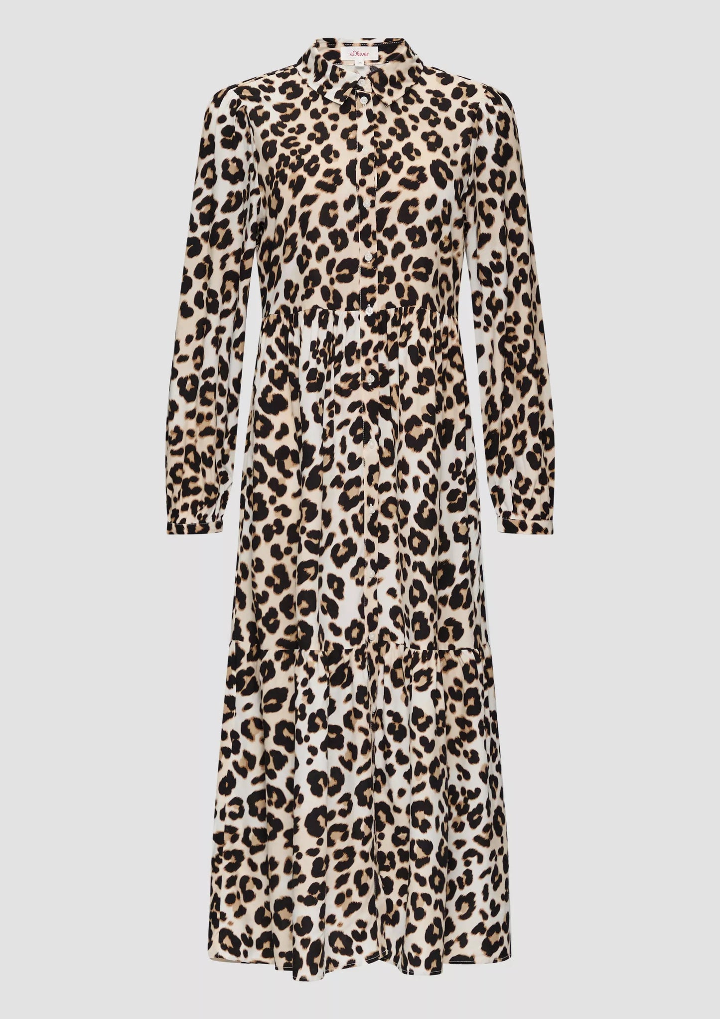 S.Oliver Dress-White Leopard