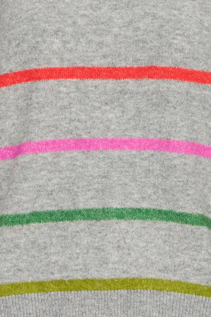 ICHI IHDASILA LS4 Jumper - Grey Mix.