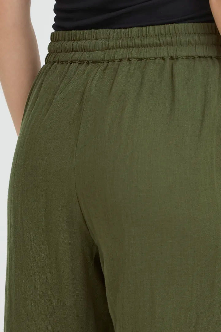 ICHI IAFOXA BEACH PT  - Trousers Green.
