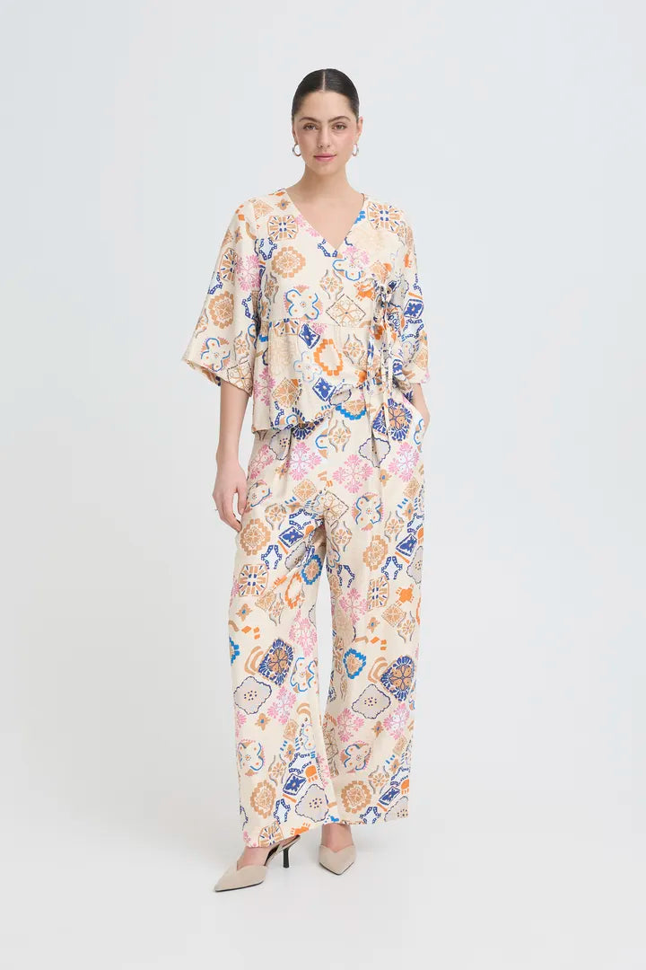 ICHI IHLANCIE PA Trousers - Multi.