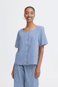 ICHI IHJILMA SH - Check Shirt