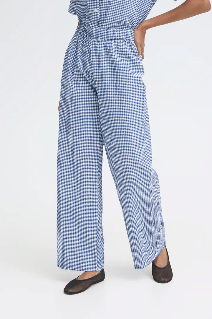 ICHI IHJILMA PA Trousers Check.