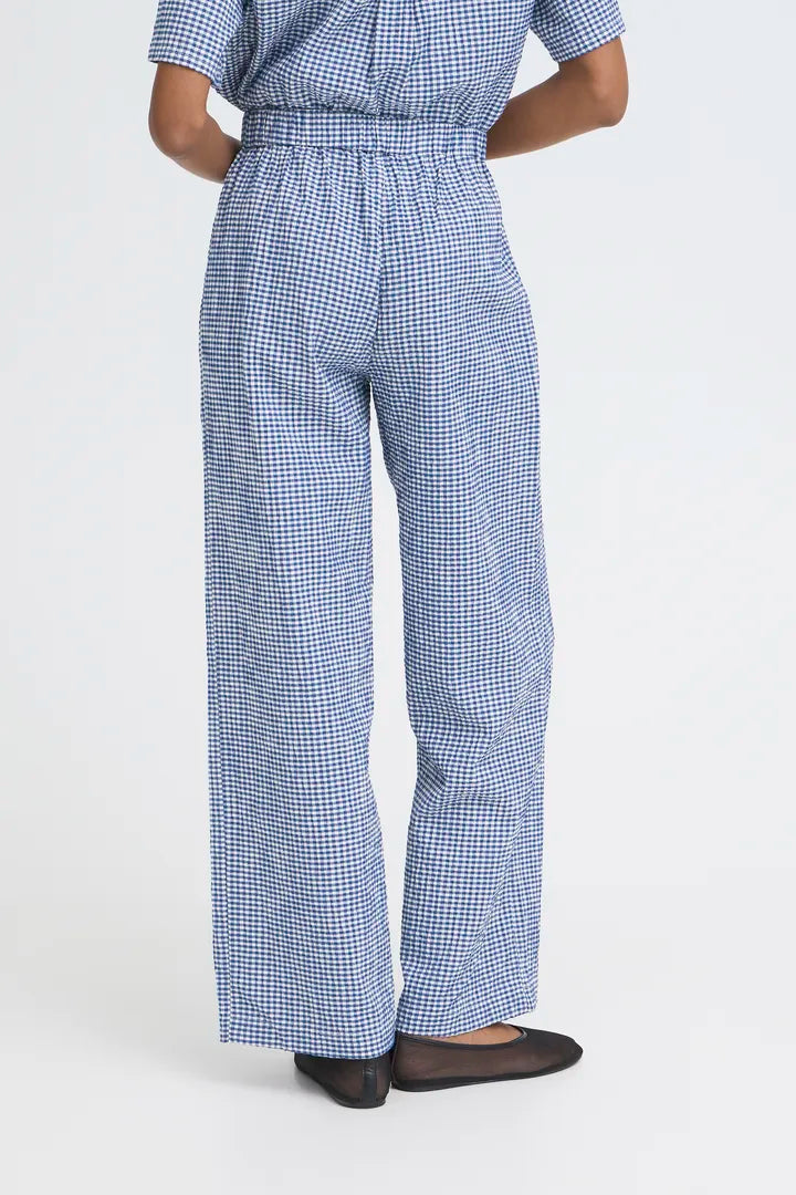 ICHI IHJILMA PA Trousers Check.