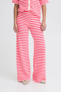 ICHI IHLORIANNA PA Trousers  - Pink Stripe