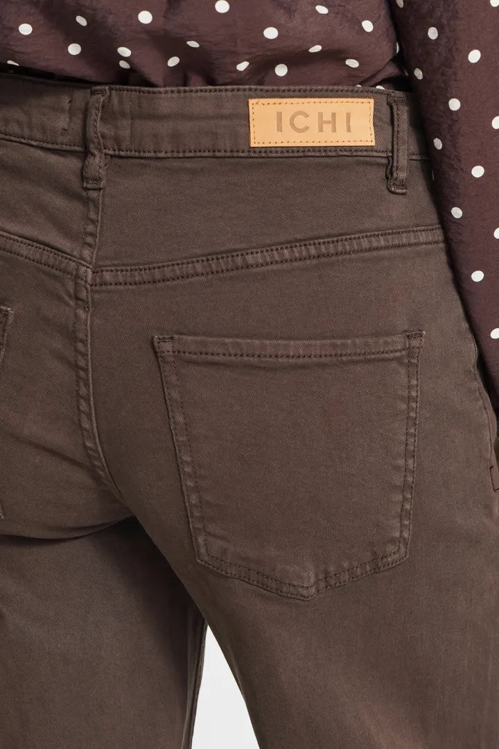 ICHI IHZIGGY WIDE PA Jeans - Brown.