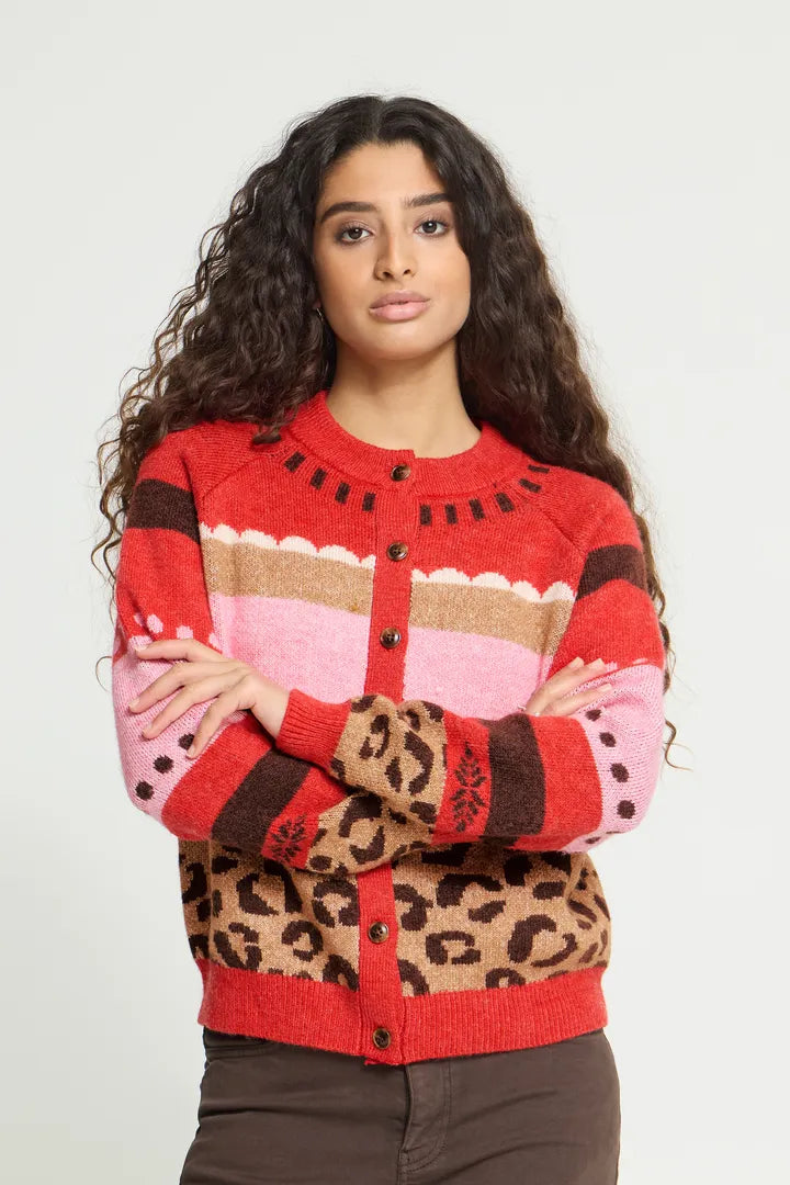 ICHI IHLIVONI CA3 - Cardigan - Multi.