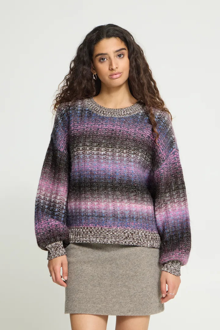 ICHI IHDASUNTE LS Jumper - Purple Mix