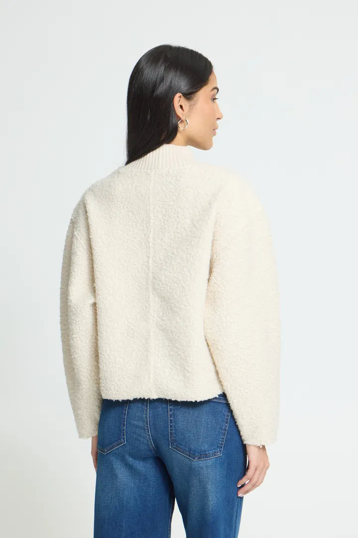ICHI IHCURLEY LS Jumper - Cream.