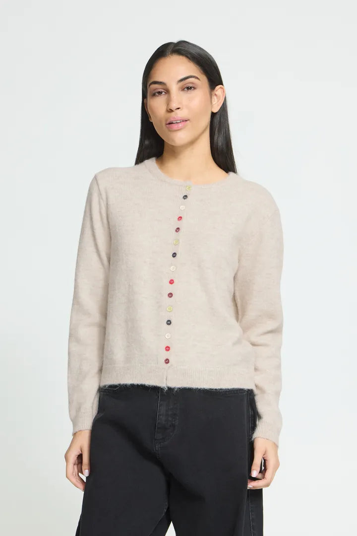 ICHI IHFANTIA CA CArdigan - Beige