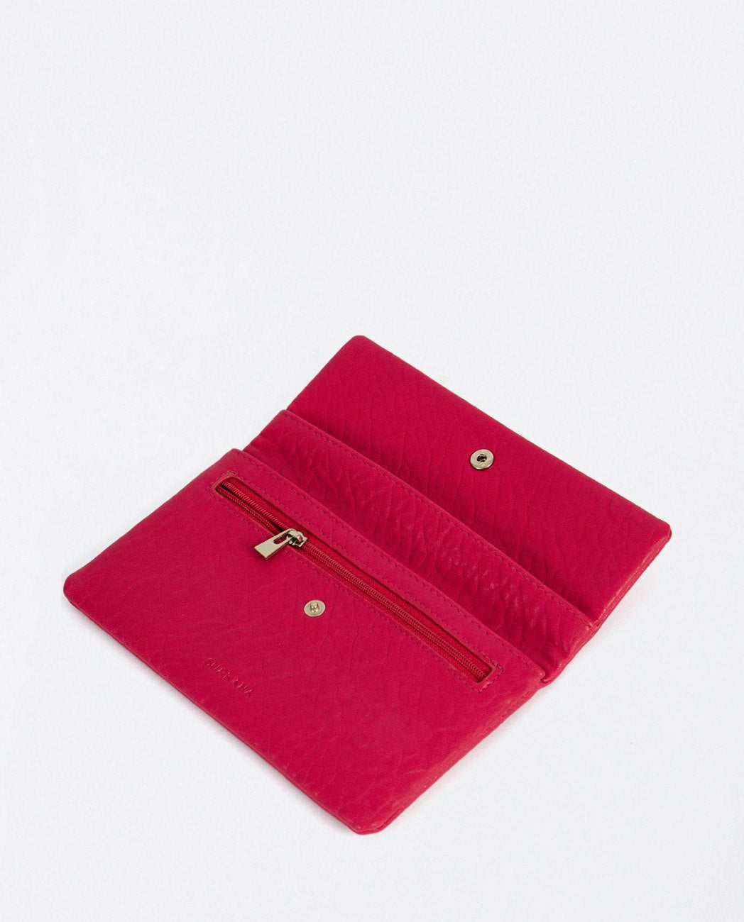 Surkana Soft coin purse with flap/card holder-Fuchsia