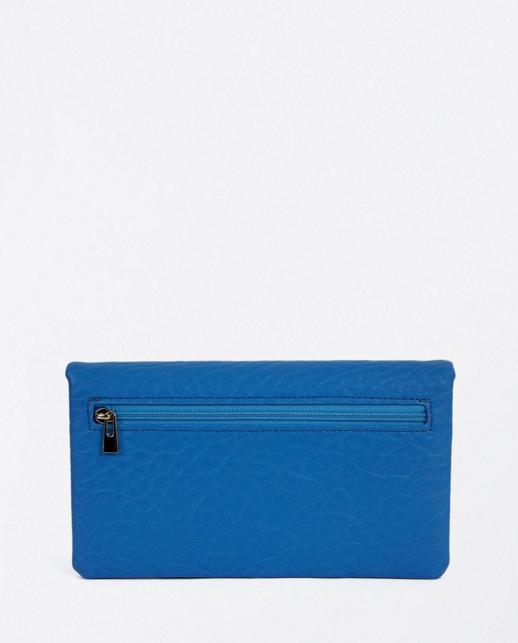 Surkana Soft coin purse with flap/card holder-Blue