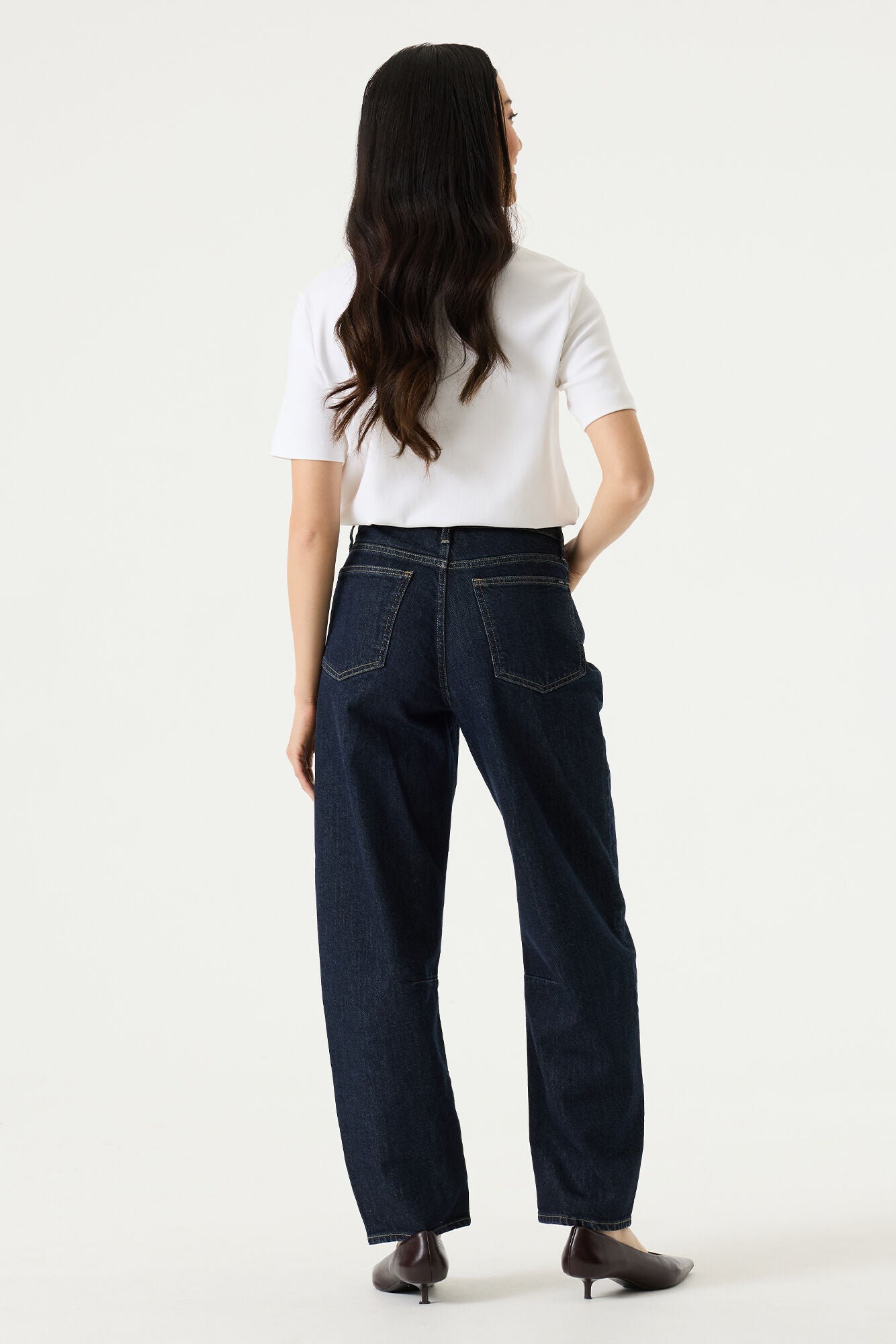 Garcia Chyla Barrel Fit Jean - Denim