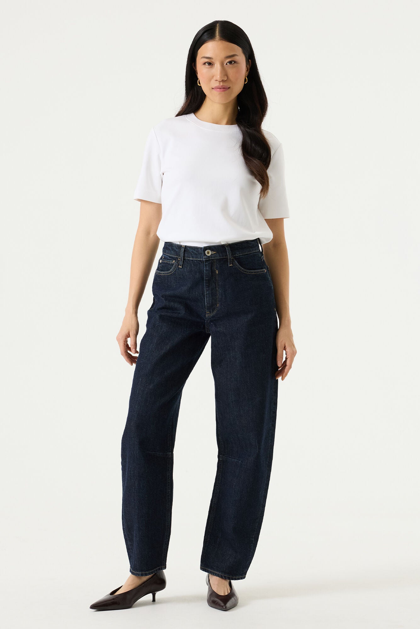 Garcia Chyla Barrel Fit Jean - Denim