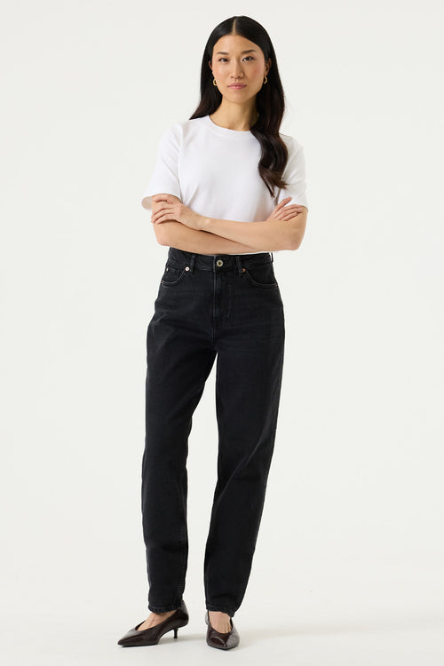 Garcia Isabella Jeans - Mom Fit 30" Leg. Black