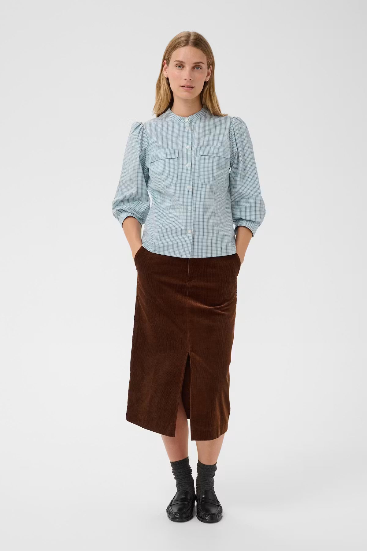 Part Two ChinettePW Shirt - Blue Mix