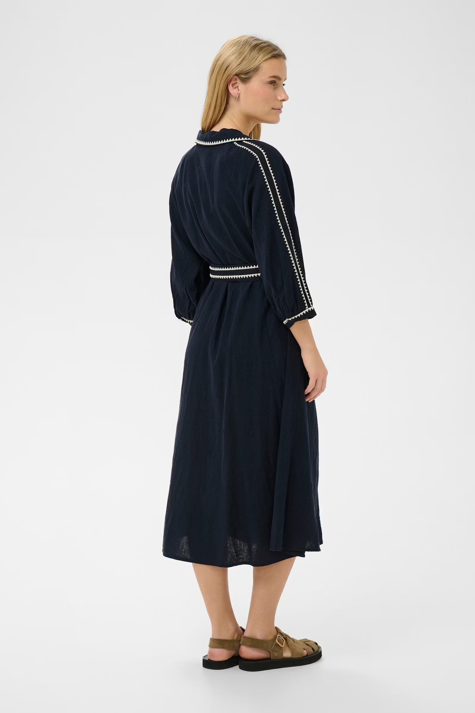 Part Two SiciliasPW DR Dress - Navy & White.