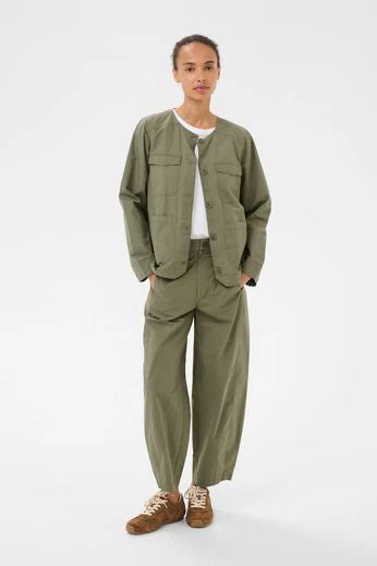 Part Two AzizaPW JA Jacketr - Olive.