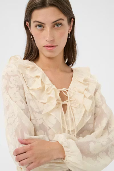 Part Two ZairaPM BL Blouse - Cream.
