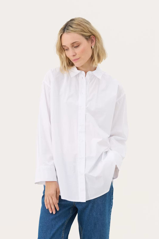 Part Two SavannaPW Shirt - White.