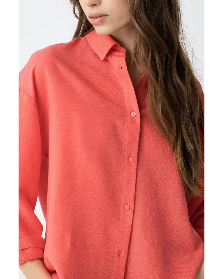 Tiffosi Elli Shirt Spiced Coral