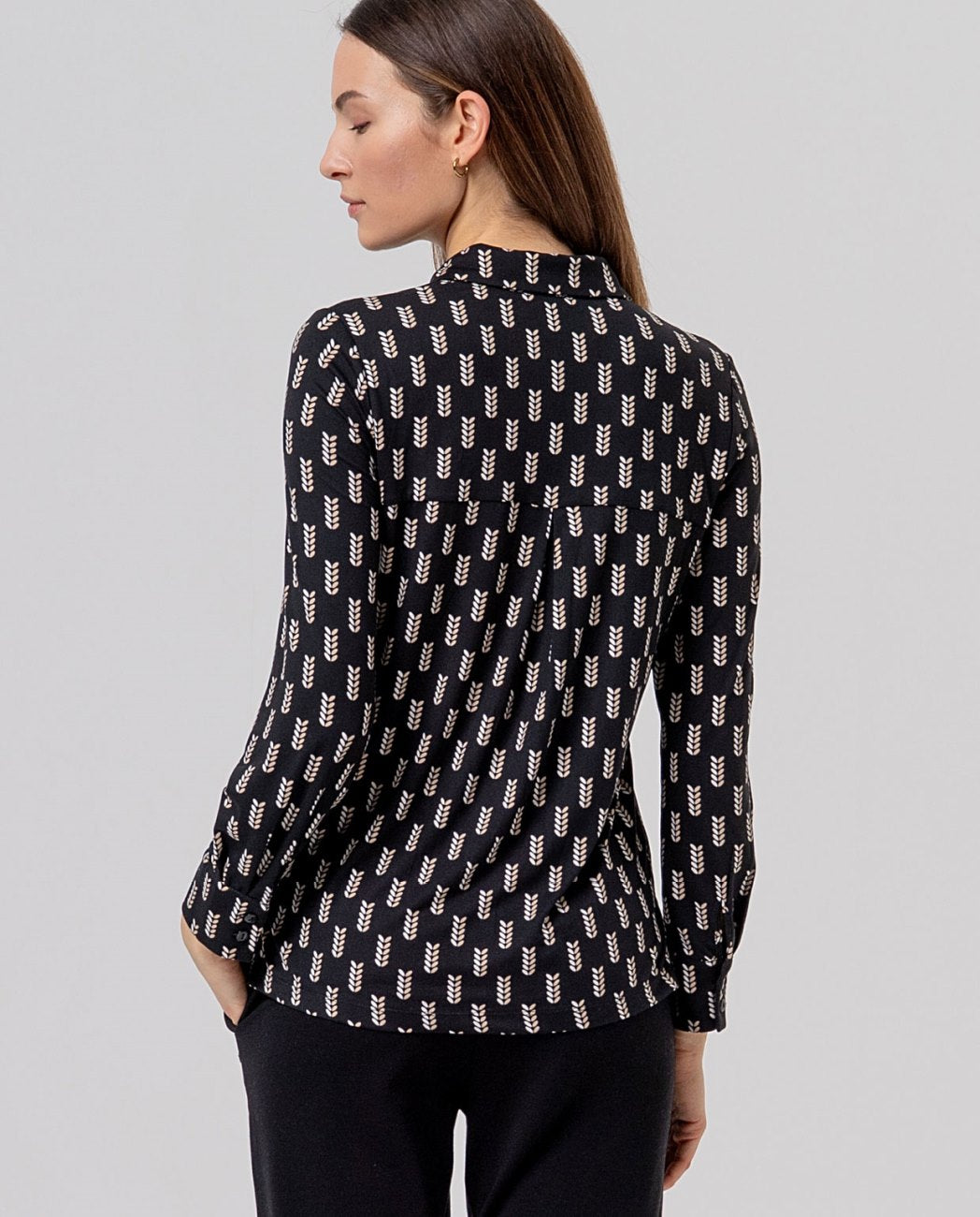Surkana Relaxed Fit Shirt - Black Mix
