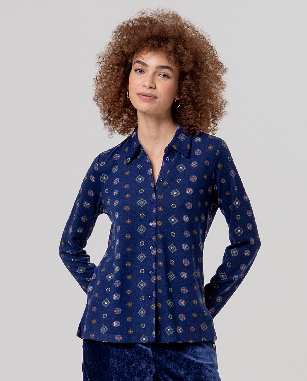 Surkana Soft Shirt - Blue Mix.