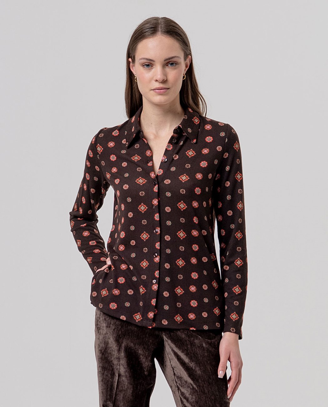 Surkana Soft Shirt - Chocolate Mix.