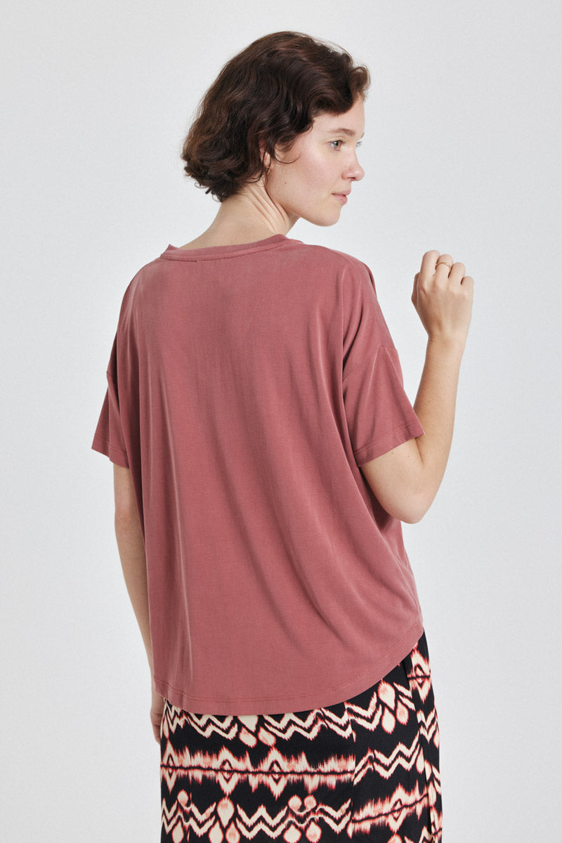 Artlove  T-SHIRT FRANCESCA-Terracotta