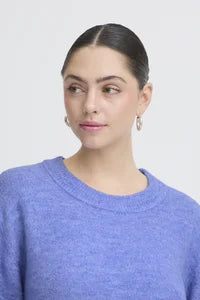ICHI IHBALING LS Jumper - Blue.