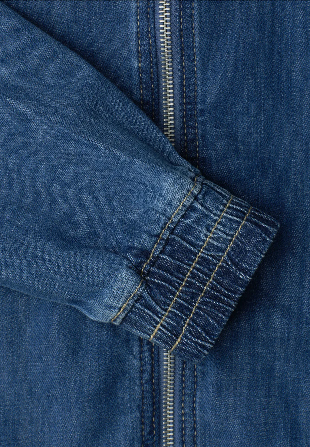 Street One Denim Bomber - Medium Blue.
