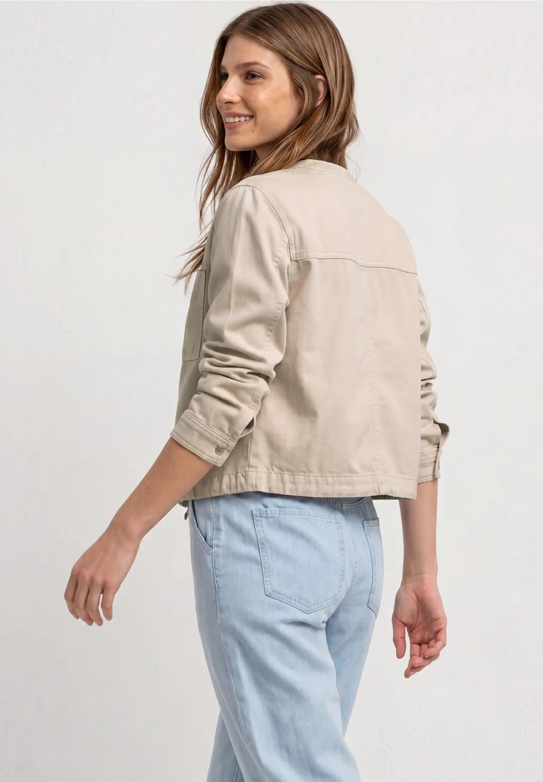 Street One Washed Cotton Jacket.