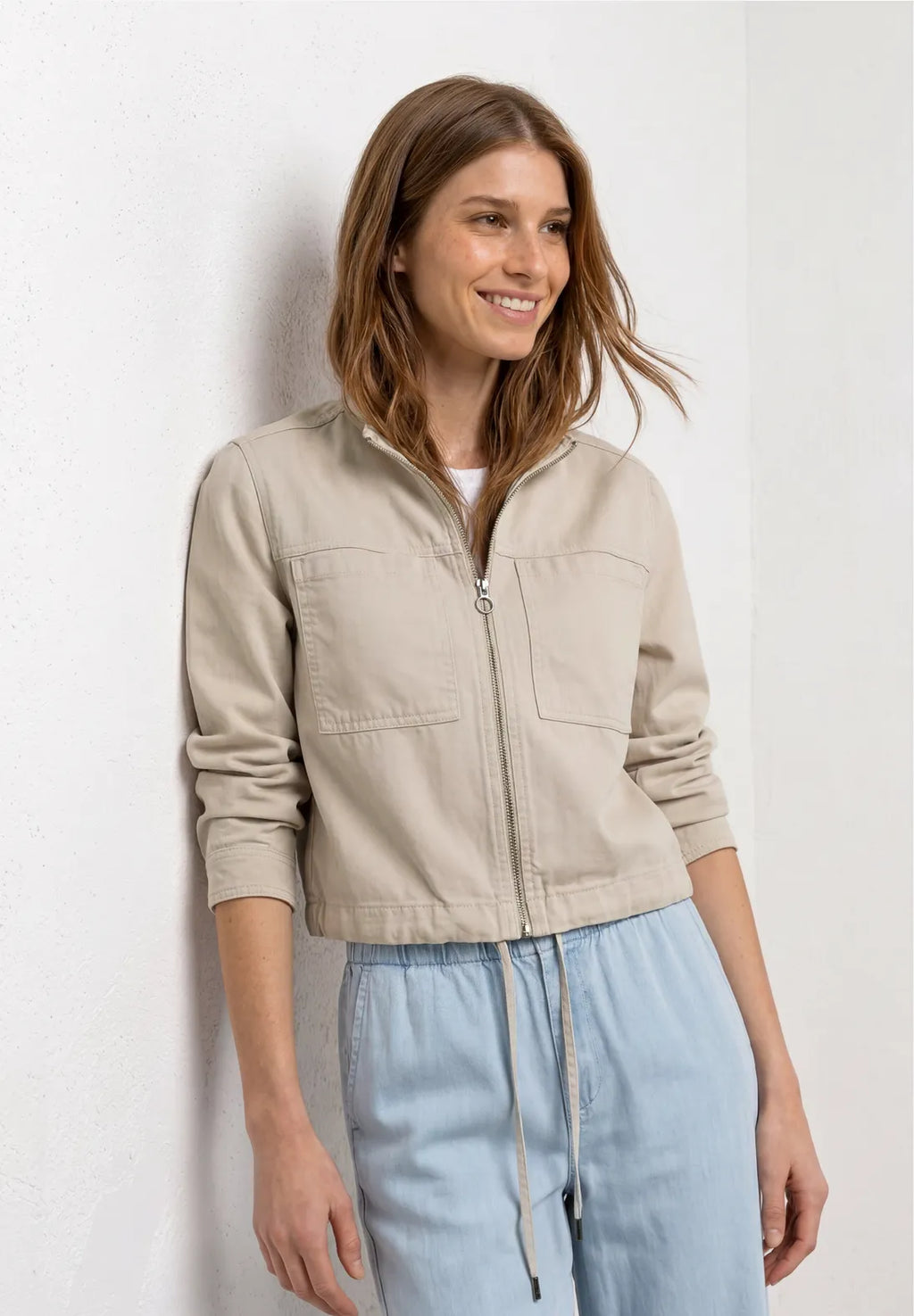Street One Washed Cotton Jacket.