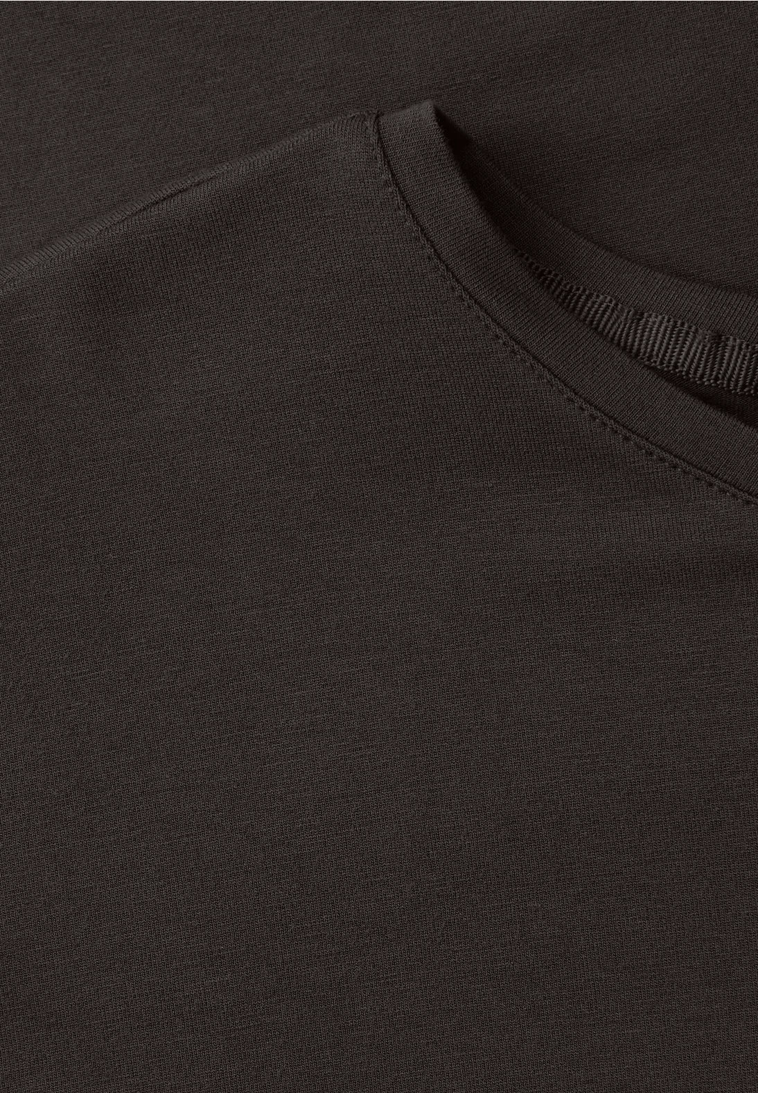 Street One Basic Round Neck T/Shirt - Brown.