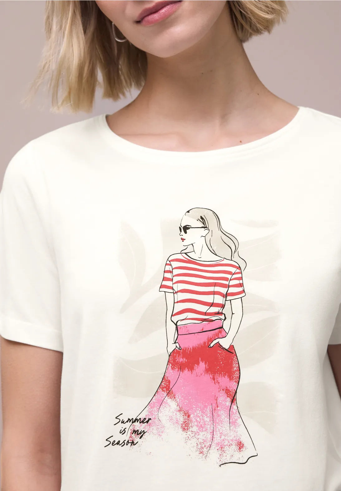 Street One Lady Print T/Shirt.