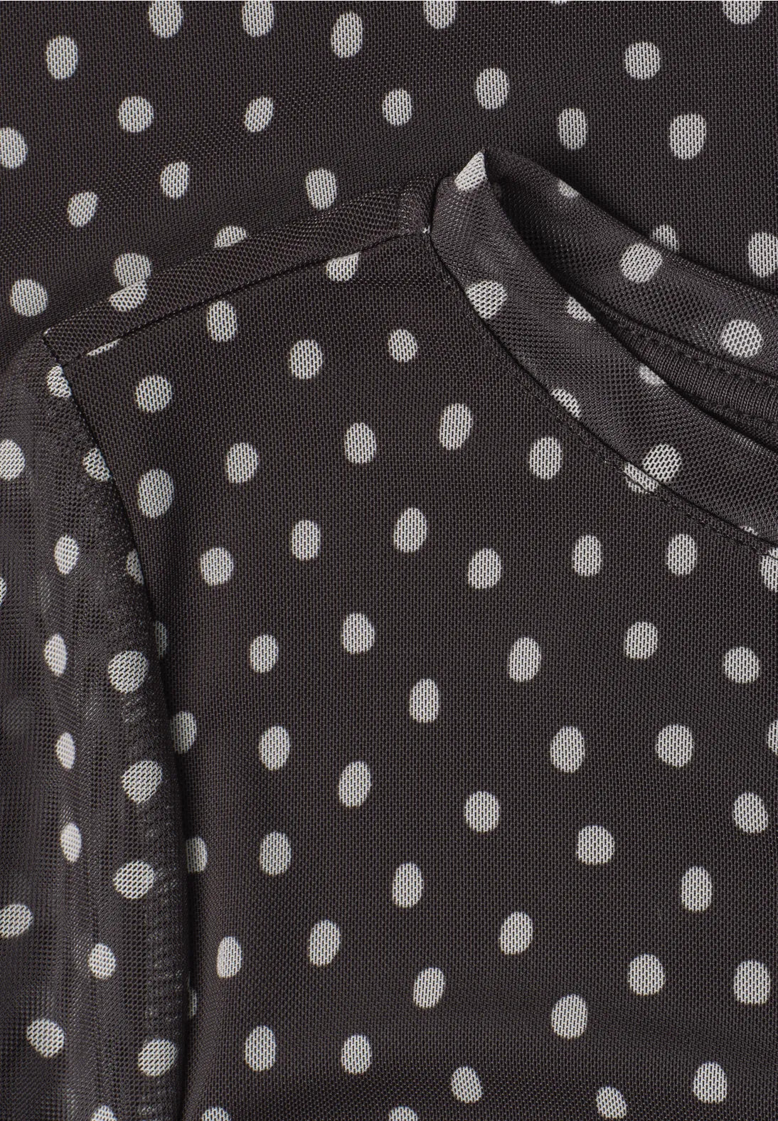 Street One Mesh Top with 3/4 Sleeves.