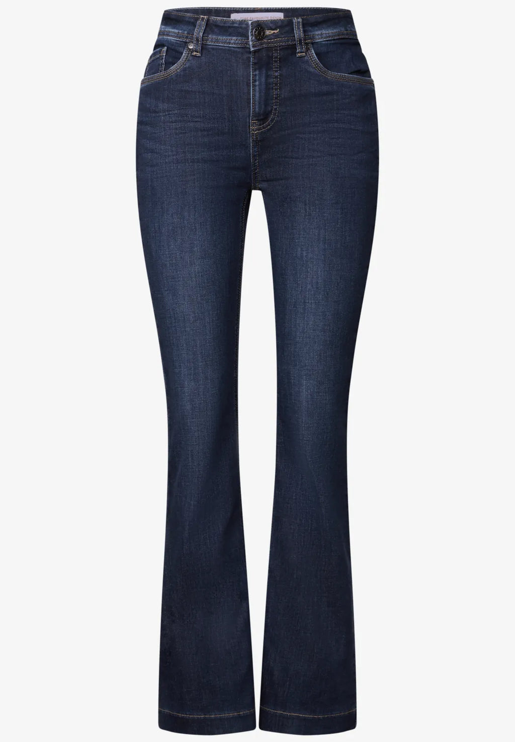 Street One Bootcut Jeans - Dark Wash.