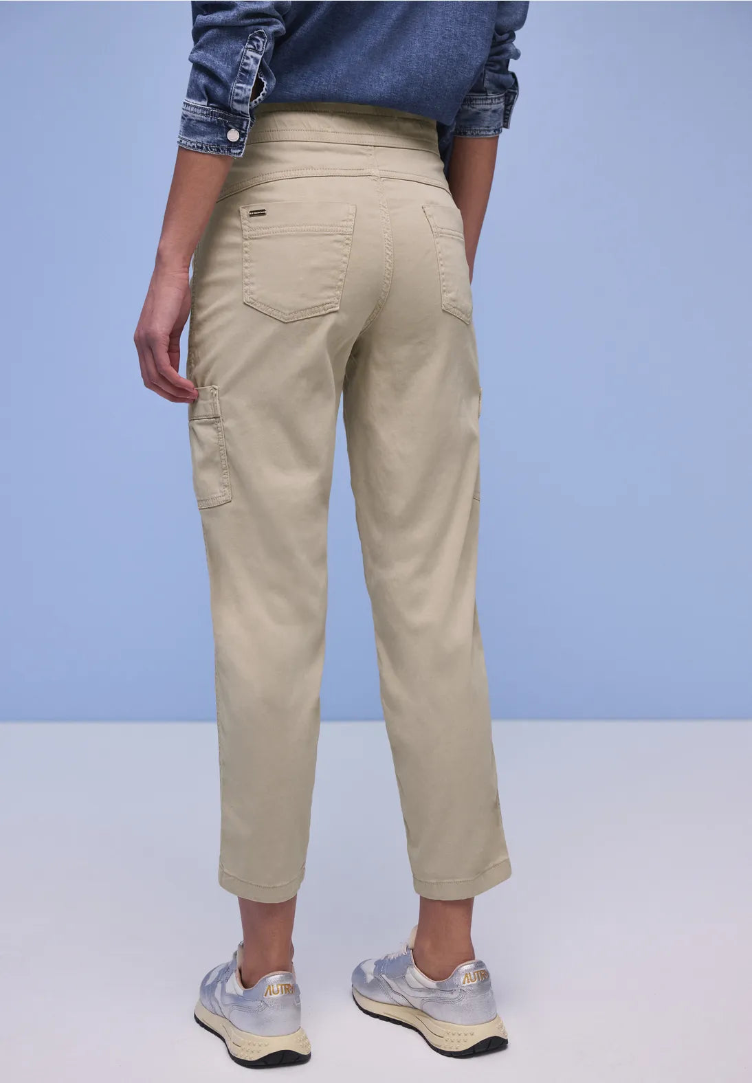 Street One Bonny Cargo Lyocell - Beige.