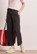 Street One Straight Leg Trousers - Brown.
