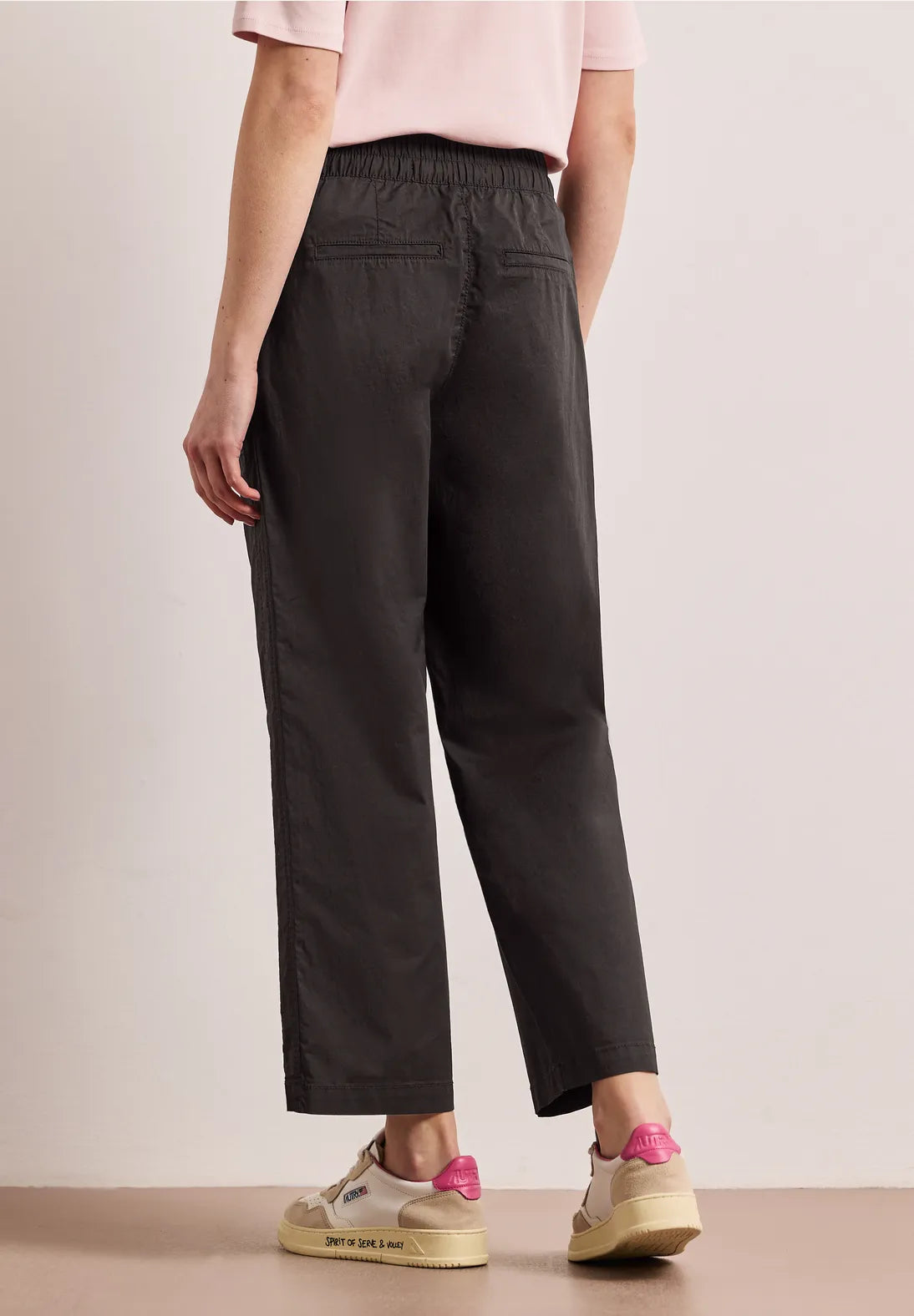 Street One Straight Leg Trousers - Brown.