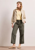 Street One Straight Leg Trousers - Green.