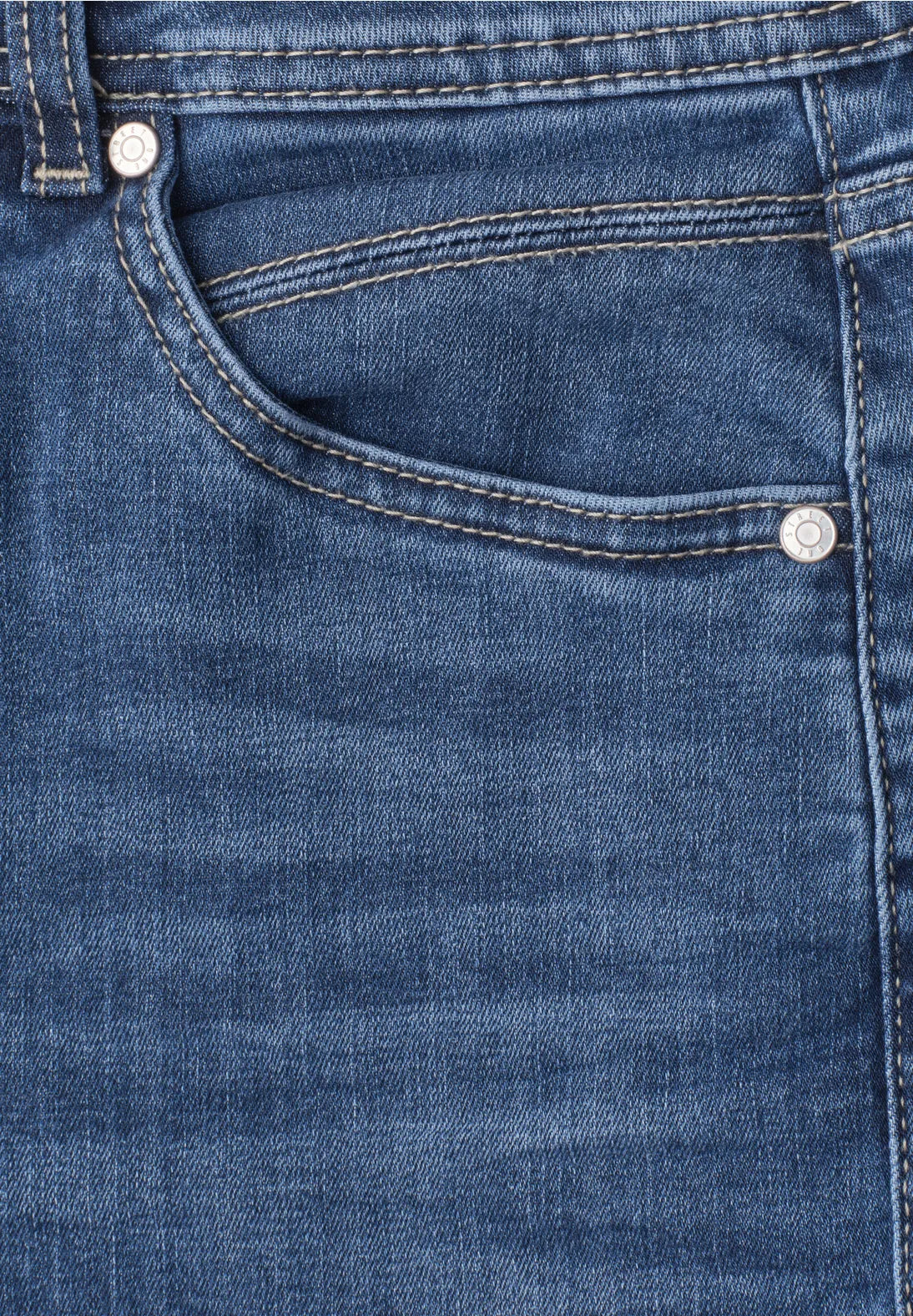 Street One High Waist Jeans in a Loose Fit - Denim