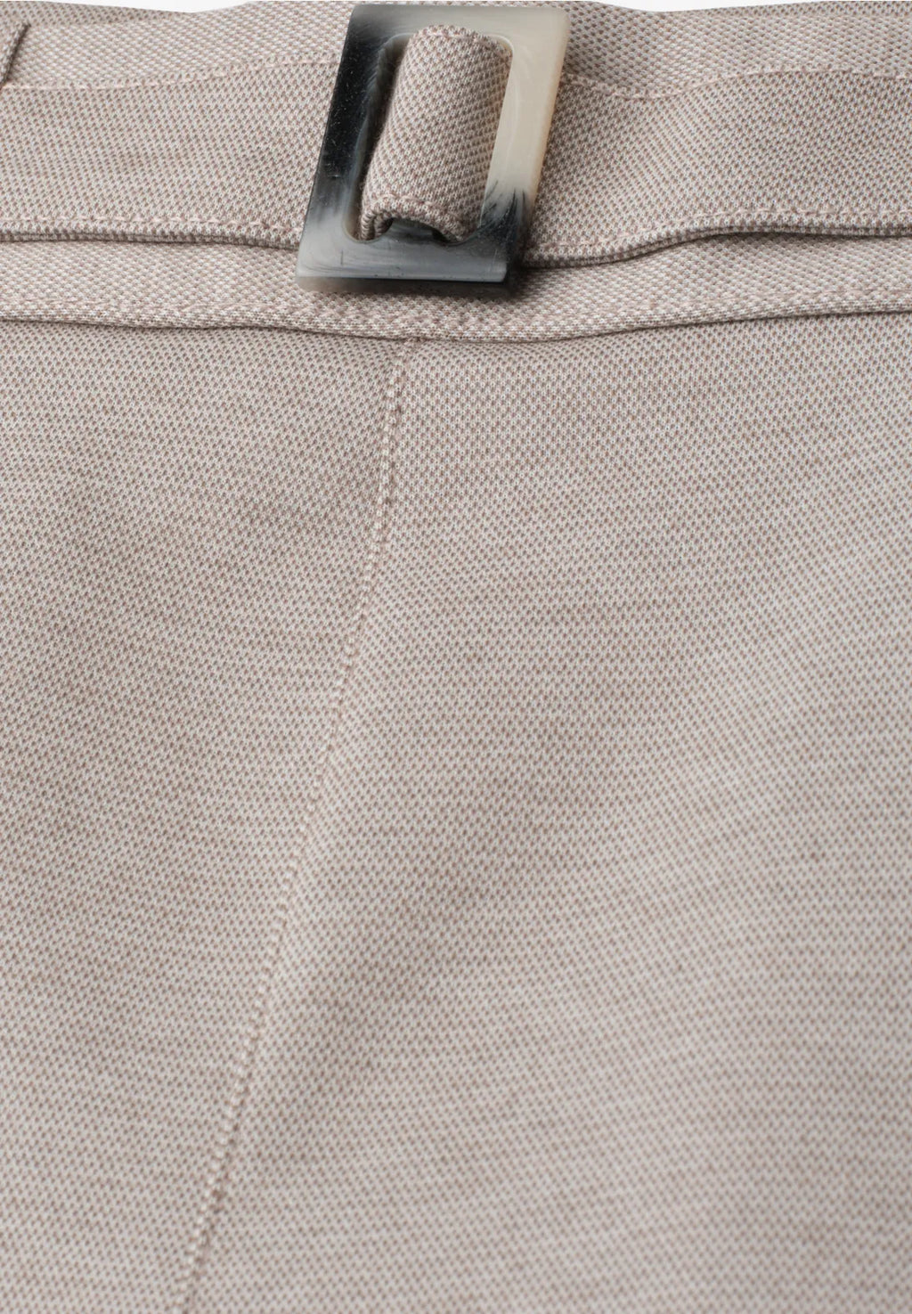Street One HIgh Waisted Culottes with Buckle Detail - Oatmeal.
